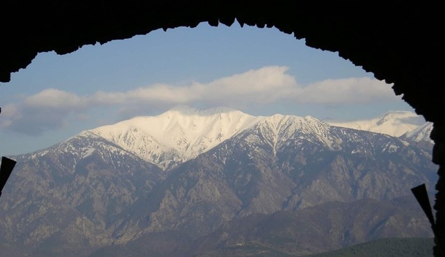 Middle age house in a beautiful sunny moutain village