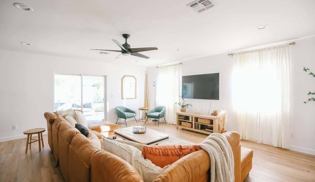 Midtown 4BR Home + Game Room & Fenced Yard