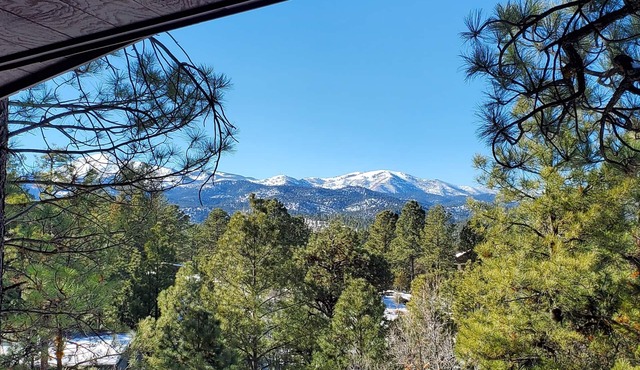 Midtown Chalet w/Sierra Blanca Views, 4 br, 2.5ba, Cabin in heart of Ruidoso.