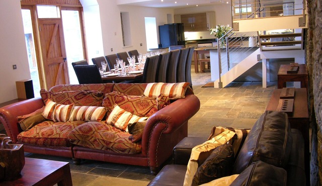 Mill House, Ormidale - beautiful conversion with 70 sq m reception, 9 bedrooms