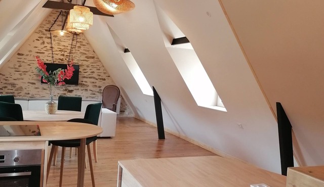 Mill, pond, 20 min from the sea, ideal for a family of 4 to 6 people.