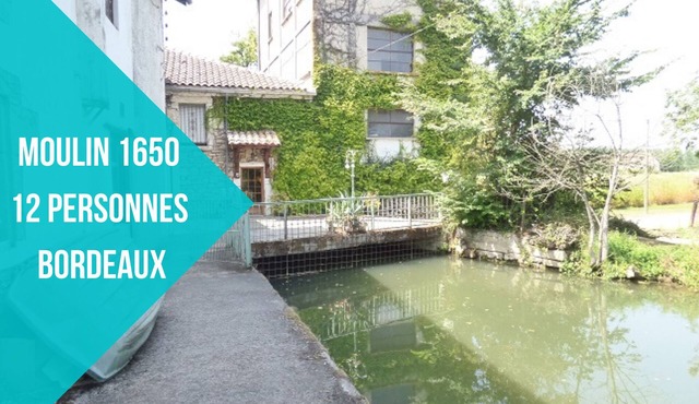 Mill with swimming pool and sauna near Bordeaux