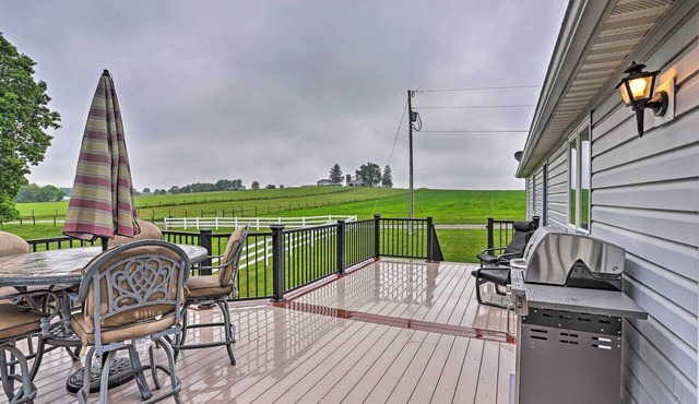 Millersburg Home w/Covered Porch & Fire Pit!