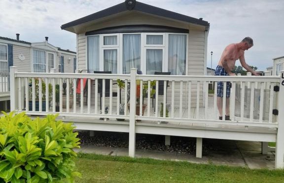 Millfield caravan site, caravan L6