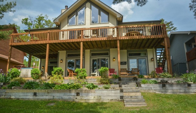 Million Dollar View | Lakefront + Hot Tub & Game Room!