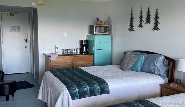 Million Dollar View of Lake Winni w/Kitchenette, nBalcony. Flexible check in/out
