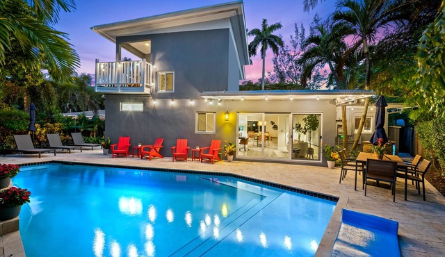 Mimosa Manor – A Tropical Heated Pool Oasis in the Heart of Wilton Manors!