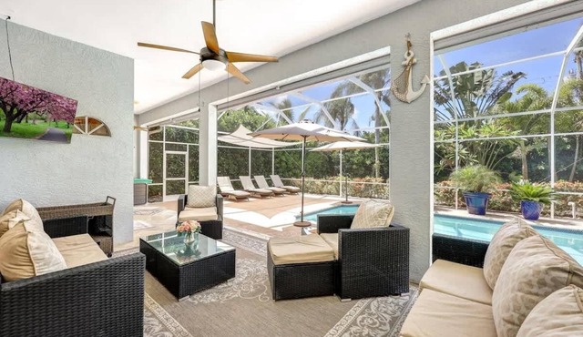 Min 2 Beach Dining Pool 8 ppl Lux Family Villa