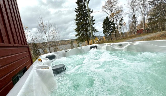 Mini-chalet avec Spa à Pohénégamook un pur bonheur