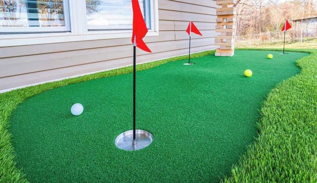 Mini Golf | Firepit | VR Games | Live Moss Wall!