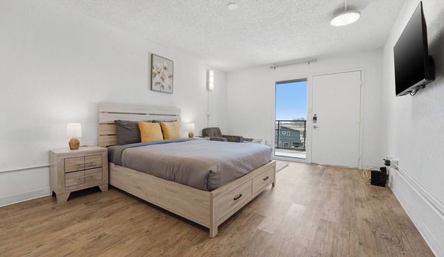 Minimalist studio with modern design touches