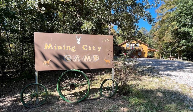 Mining City Camp is secluded in the Kentucky woods.