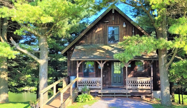 Minutes from Deep Creek Lake, Located on 24-acre farm with private 1-acre lake