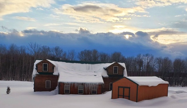 Minutes From Salmon River, On Snowmobile/ATV Trail, Fire Pit, WiFi, Grill, A/C