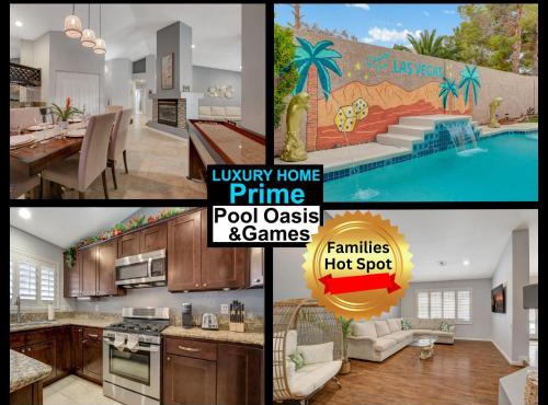 Mirage Pool House - Heart of LV, Swimming Pool, Games, heavenly relaxation