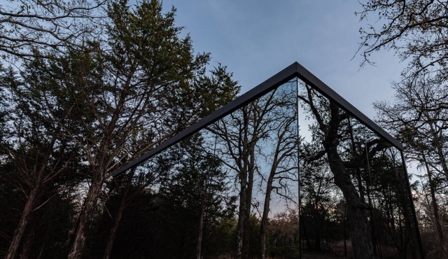 Mirror House in the North Texas Hill Country