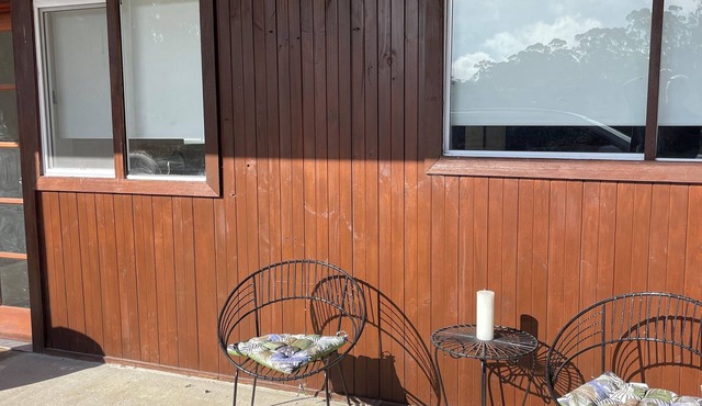 Misty farm in the mist in the hills among the wild life and the stars at night