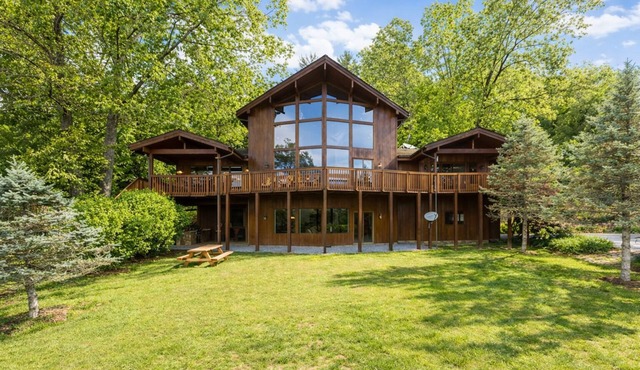 Misty Mountain Retreat | Secluded Mountain Views, Outdoor Fireplace + Game Room