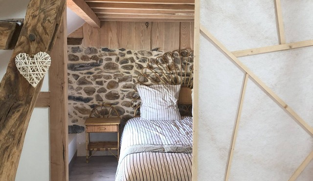 Mixed dormitory at the hostel for groups or families of up to 8 people.