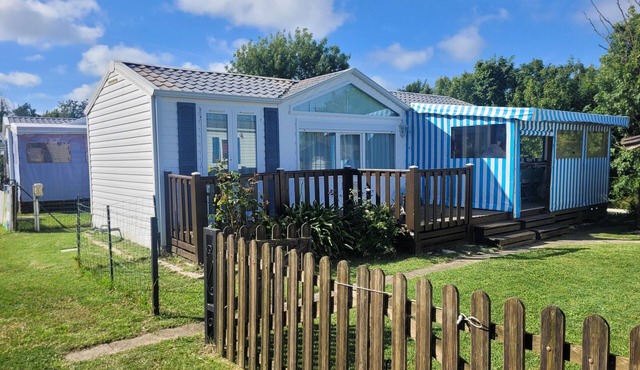 Mobil Home Dans Camping Calme à 50m de la mer