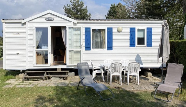 Mobil-home à Fouras : Proche Plage, 2 Chambres, TV, Plancha, Parking, Idéal Famille - FR-1-709-58