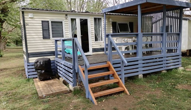 Mobil Home à Partager en Famille ou Entre Amis, à Quelques Mètres de la Dordogne