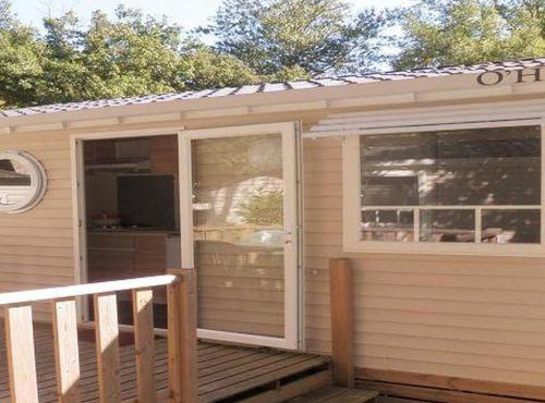 Mobil-home 2 pers. avec terrasse à Axat - API-1-52-1188