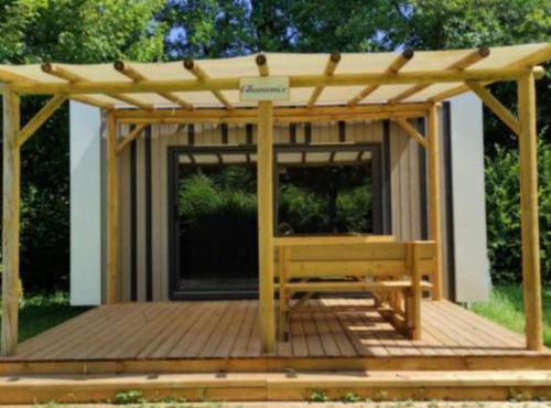 Mobil-home 20m² avec Terrasse - 1 Chambre, 2 Personnes - API-1-52-1269