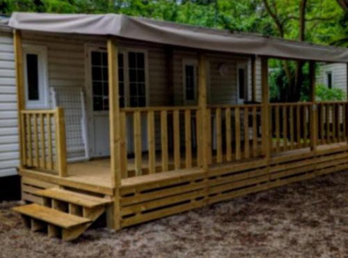 Mobil home 27m² avec terrasse, 2 chambres, 4 personnes - API-1-52-1249