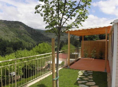 Mobil-home 28m² avec terrasse à Saint-Rome-de-Tarn - API-1-52-993