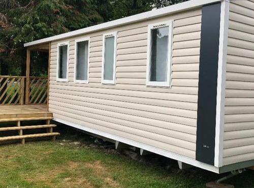Mobil-home 3 chambres avec terrasse, Jumièges - API-1-52-834
