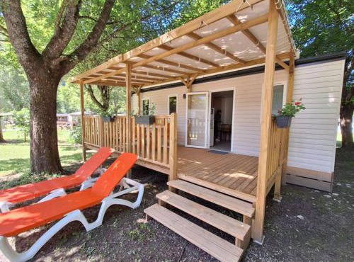 Mobil-home 3 chambres avec terrasse à Valbonnais - API-1-52-473