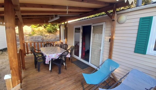 🏡 Mobil-home 4/6 pers - Camping 5⭐ Aluna - Ruoms/Vallon Pont d'Arc