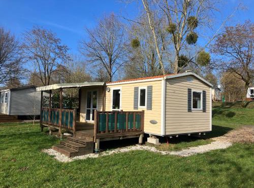 Mobil-home 4-6 personnes Camping de Bairon 08 en bord de lac