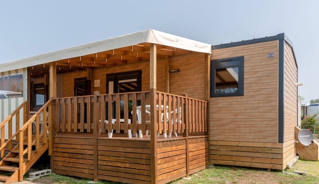 Mobil-home 40m² - Piscine - Jardin