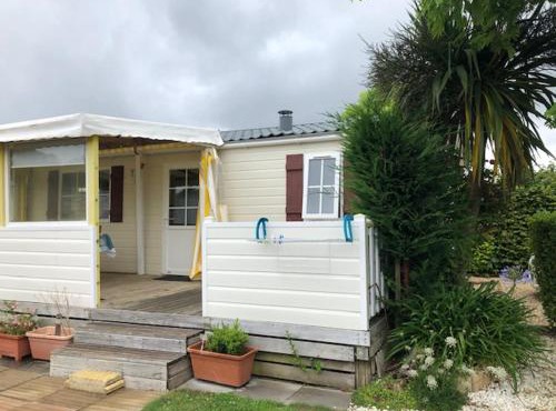 MOBIL HOME 4 personnes, entre rivière et mer