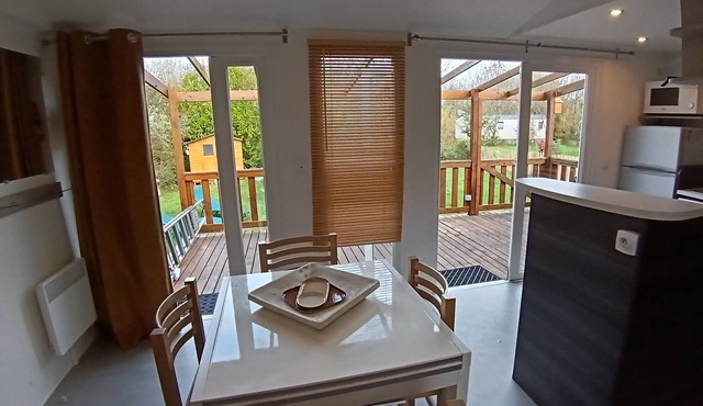 Mobil-home 6 pers - Sea & nature -camping 3* familial et calme - Plot XXL