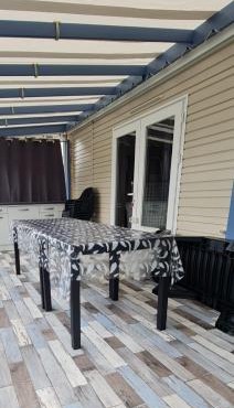Mobil home 693 à la réserve 8 personnes avec terrasse couverte