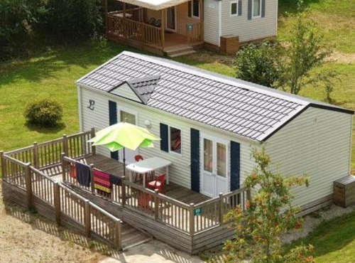 Mobil-home Accessible - Terrasse - Loudéac - API-1-52-1022