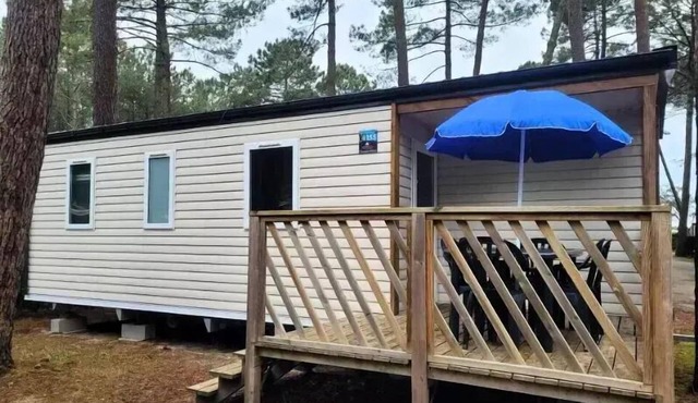 Mobil-home Aqua 4 rooms 6 persons Semi-covered terrace + TV