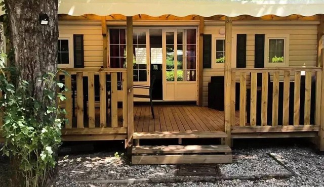 Mobil Home Aqua 4 Rooms 6/8 Persons Semi-covered Terrace
