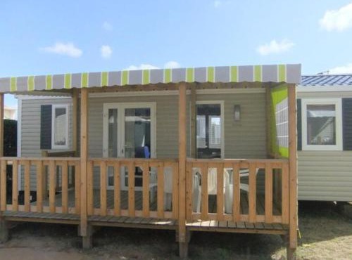 Mobil home avec terrasse pour 6 personnes - API-1-52-615