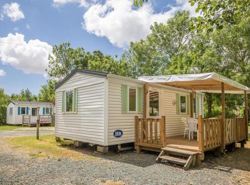 Mobil-home avec terrasse à Puyravault - API-1-52-1328