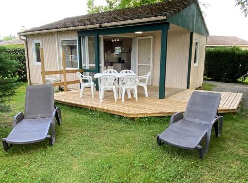 Mobil home avec terrasse à Gurmençon - API-1-52-612
