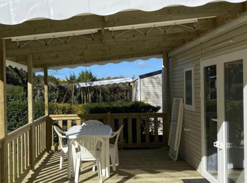 Mobil home avec terrasse à Guégon - API-1-52-558