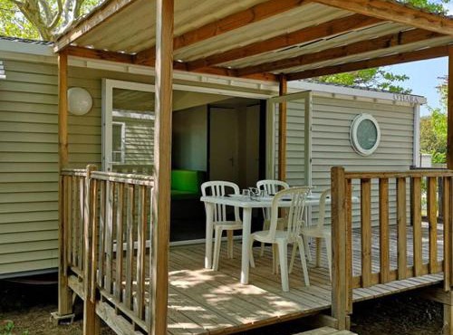 Mobil-home avec Terrasse à Collias - API-1-52-809