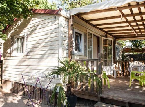Mobil Home avec Terrasse pour 4 personnes à Ribes - API-1-52-447