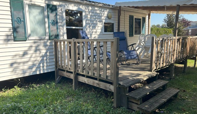 Mobil Home Camping Ile du Rhin en Alsace