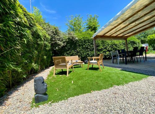 Mobil-home climatisé - Camping Montana 4 étoiles, golfe de Saint-Tropez