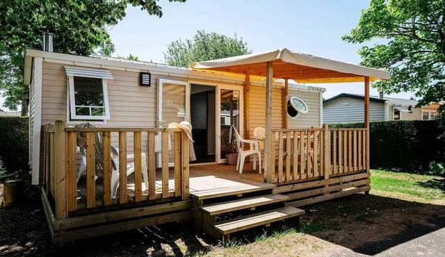 Mobil-home | Comfort | 2 Bedrooms | 4/6 persons | Raised terrace | A/C